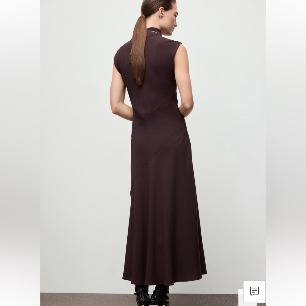 NWT Mango A Line Turtleneck Dress - Picture 2 of 6